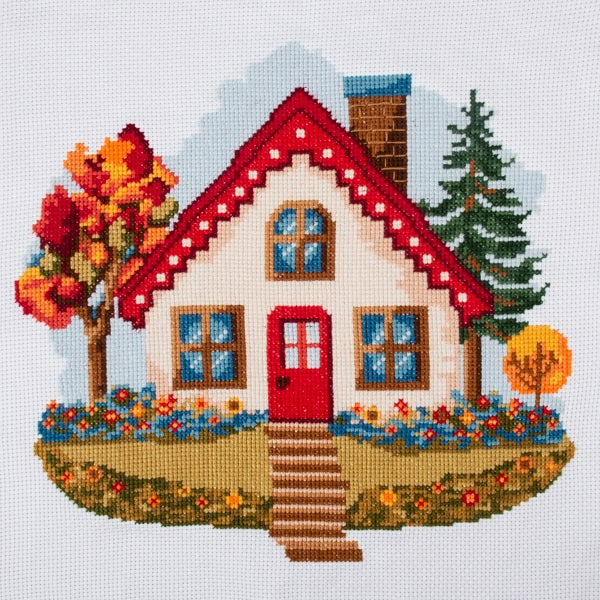 Trimits Cross Stitch Kit Home kosse nanat khar kosse 