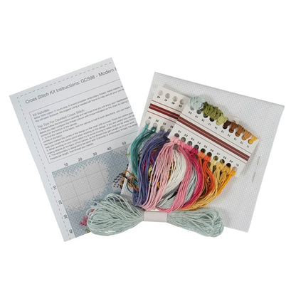 Trimits Large Counted Cross Stitch Modern Bee Kit
