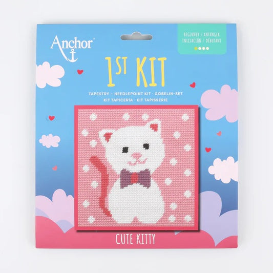 Anchor 1st Tapestry Beautiful Cute Kitty