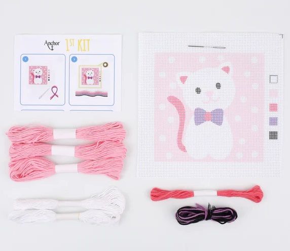 Anchor 1st Tapestry Beautiful Cute Kitty kosse nanat khar kosse 