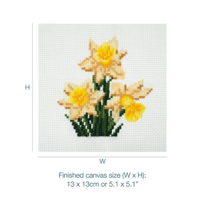 Trimits Mini Cross Stitch Kit Daffodils