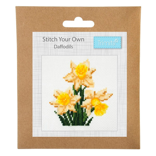 Trimits Mini Cross Stitch Kit Daffodils