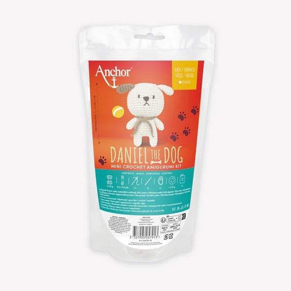 Anchor Daniel the Dog Amigurumi Crochet Kit kosse nanat khar kosse 
