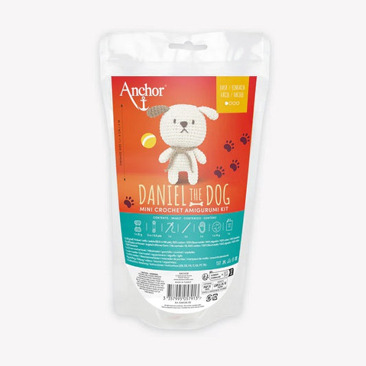 Anchor Daniel the Dog Amigurumi Crochet Kit