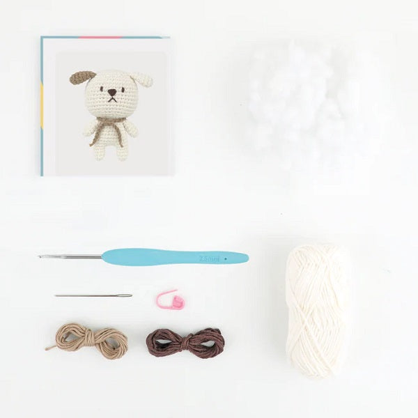 Anchor Daniel the Dog Amigurumi Crochet Kit kosse nanat khar kosse 