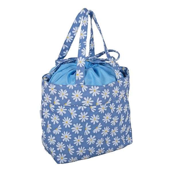 Hobby Craft Drawstring Craft Bag (M) Denim Daisies kosse nanat khar kosse 