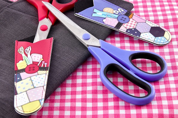 21.5cm Sew Tasty Dressmaking Scissors with Plastic Pouch kosse nanat khar kosse 