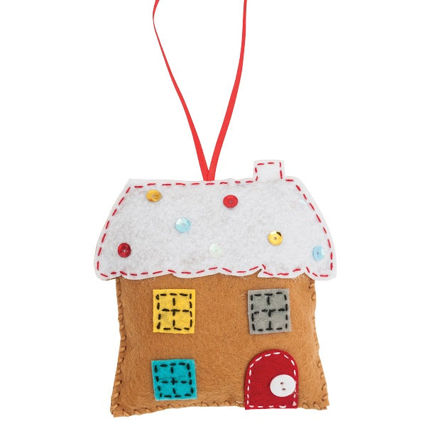 Trimits Gingerbread House Felt Decoration Kit kosse nanat khar kosse 