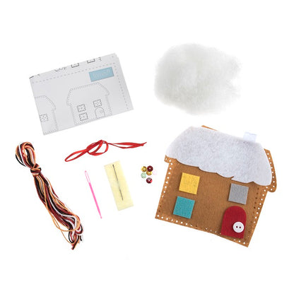 Trimits Gingerbread House Felt Decoration Kit