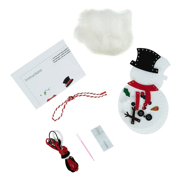 Trimits Snowman Felt Decoration Kit kosse nanat khar kosse 