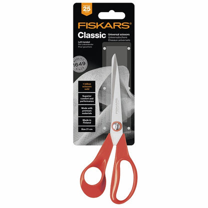 Fiskars 21cm Left Hand Classic scissors