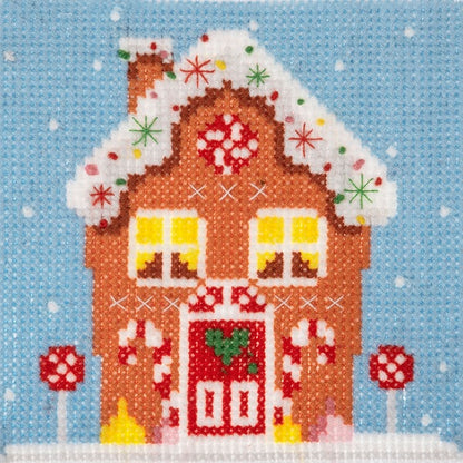 Trimits Mini Cross Stitch Kit Gingerbread House
