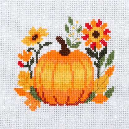 Trimits Mini Cross Stitch Kit Pumpkin