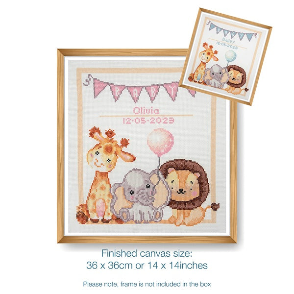 Trimits Large Counted Cross Stitch Baby Kit kosse nanat khar kosse 