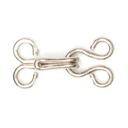 Hemline Hook and Eye Silver