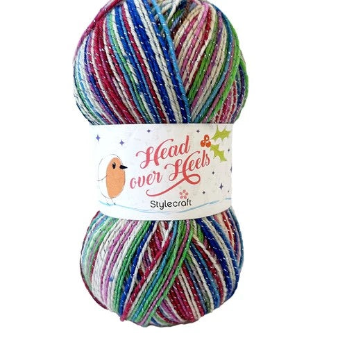 Stylecraft Head Over Heels Festive kosse nanat khar kosse 