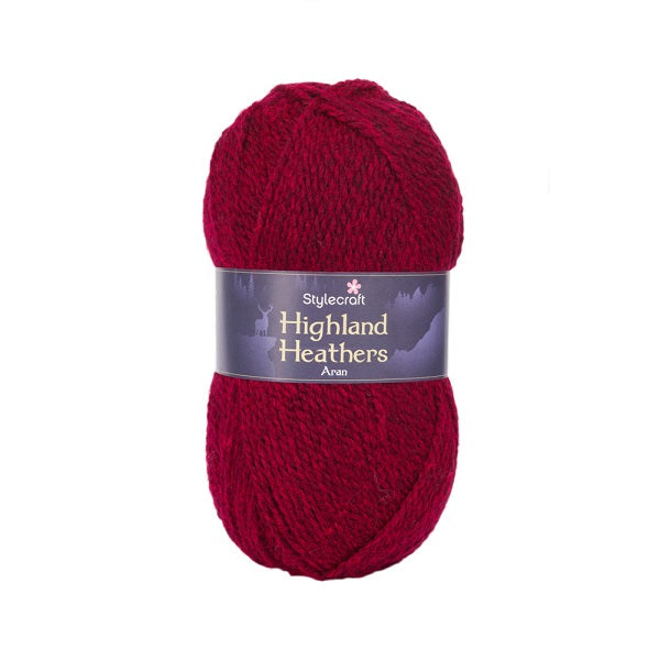 Stylecraft Highland Heathers Aran kosse nanat khar kosse 