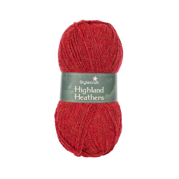 Stylecraft Highland Heathers DK kosse nanat khar kosse 