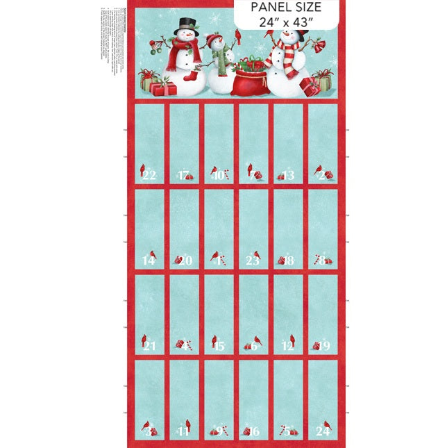 Holly Jolly Advent Calendar Panel kosse nanat khar kosse 