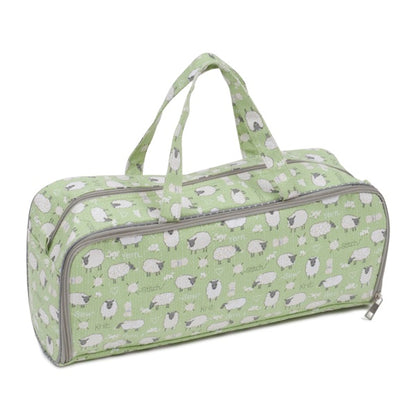 Knitting Bag with Pin Storage: Sheep