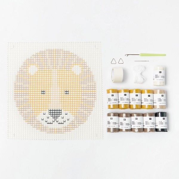 Rico Lion Latch Hook set kosse nanat khar kosse 