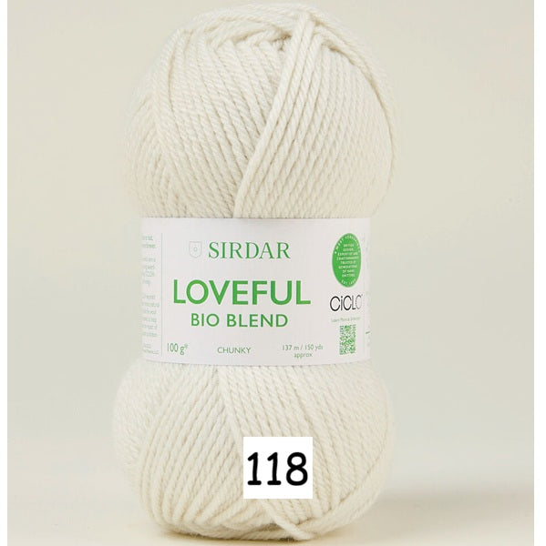 Sirdar Loveful Bio Blend Chunky kosse nanat khar kosse 