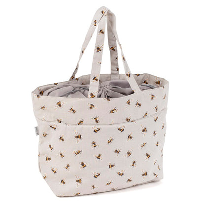 Hobby Craft Drawstring Craft Bag (L) Bees