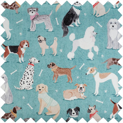 Hobby Craft Drawstring Craft Bag (L) Dogs