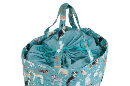 Hobby Craft Drawstring Craft Bag (L) Dogs