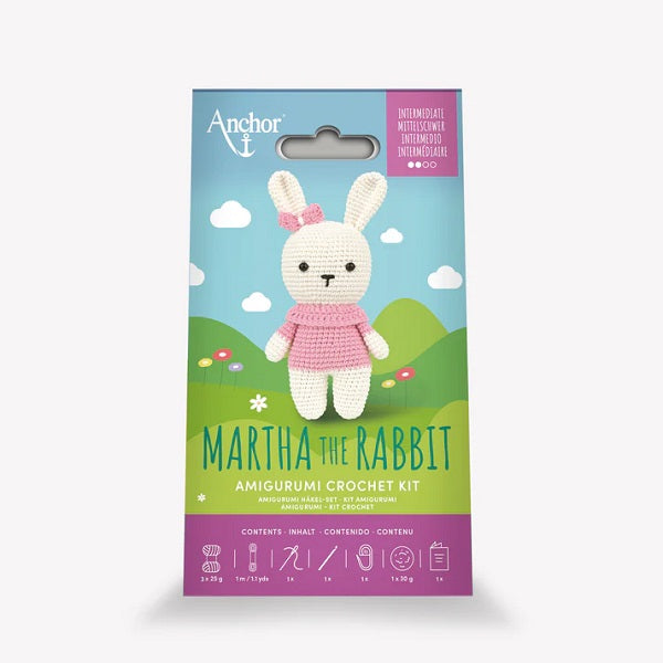 Anchor Martha the Rabbit Amigurumi Crochet Kit kosse nanat khar kosse 