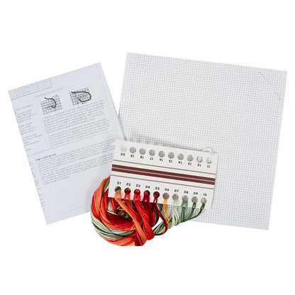 Trimits Mini Cross Stitch Kit Poinsettia