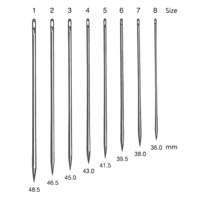 Pony Glovers (Leather) Needles 6/8
