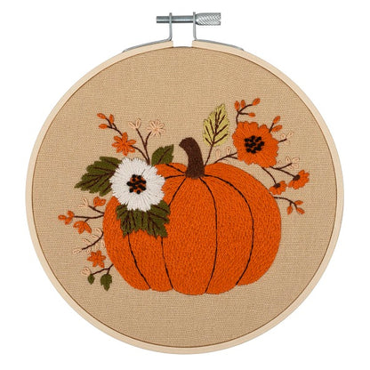 Trimits Embroidery Hoop Kit Pumpkin