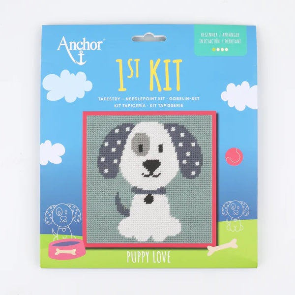Anchor 1st Tapestry Puppy Love Kit kosse nanat khar kosse 