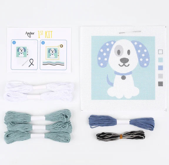 Anchor 1st Tapestry Puppy Love Kit kosse nanat khar kosse 