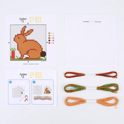 Anchor 1st Counted Cross Rabbit