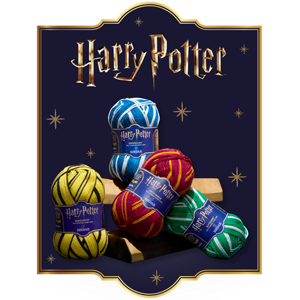 HARRY POTTER™ SELF-STRIPING SCARF YARN BY SIRDAR kosse nanat khar kosse 
