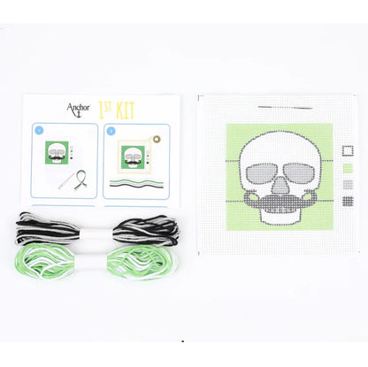 Anchor 1st Long Stitch Skull Kit