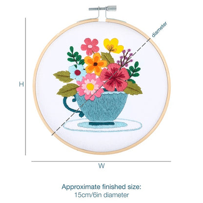 Trimits Embroidery Hoop Kit Spring Floral