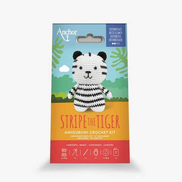 Anchor Stripe the Tiger Amigurumi Crochet Kit kosse nanat khar kosse 