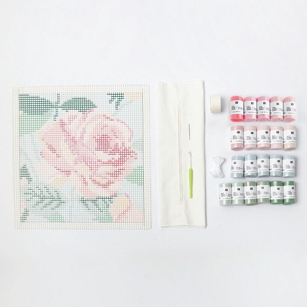 Rico Terrazzo Cushion Latch Hook set kosse nanat khar kosse 
