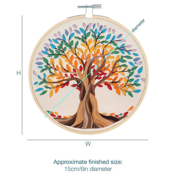 Trimits Embroidery Hoop Kit Tree of Life kosse nanat khar kosse 