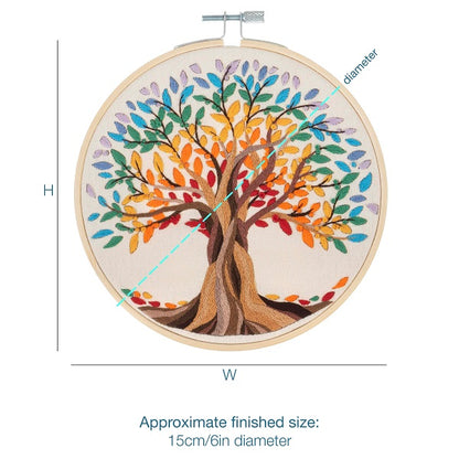 Trimits Embroidery Hoop Kit Tree of Life