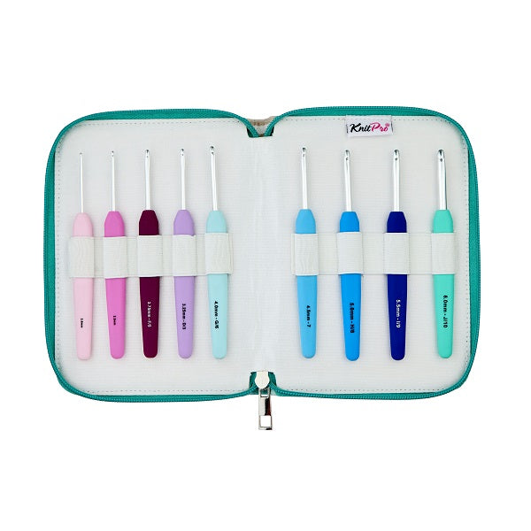 Knit Pro Waves 2.0 Delux Crochet Hooks Set kosse nanat khar kosse 