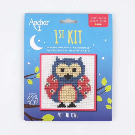 Anchor 1st Counted Cross Sleepy Zoe