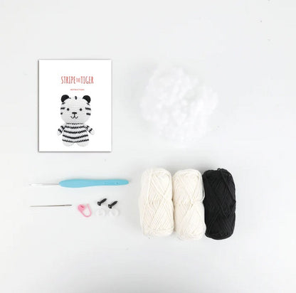 Anchor Stripe the Tiger Amigurumi Crochet Kit
