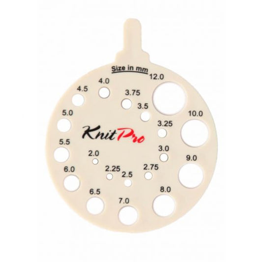 Knitpro Round Needle Size Gauge