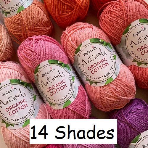 Stylecraft Naturals Organic Cotton kosse nanat khar kosse 
