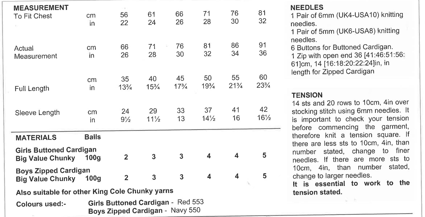 King Cole 3256