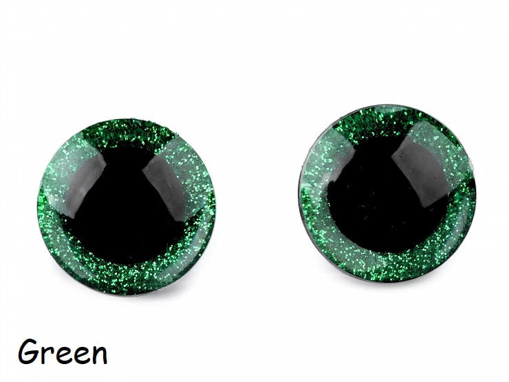 25mm Glitter Safety Eyes kosse nanat khar kosse 